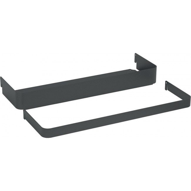 Tablette avec barre de sécurité modulable pour rail K-Line Side KESSEBÖHMER
