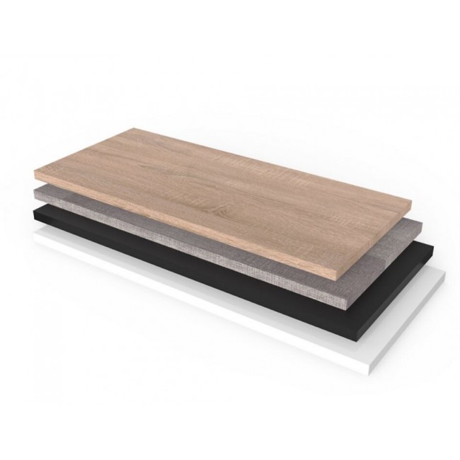 Tablette en bois Clarence – largeur 40 cm – finition noir BOHNACKER
