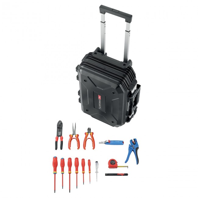 Valise de maintenance électricité 14 outils – "Sélection Électricité" FACOM
